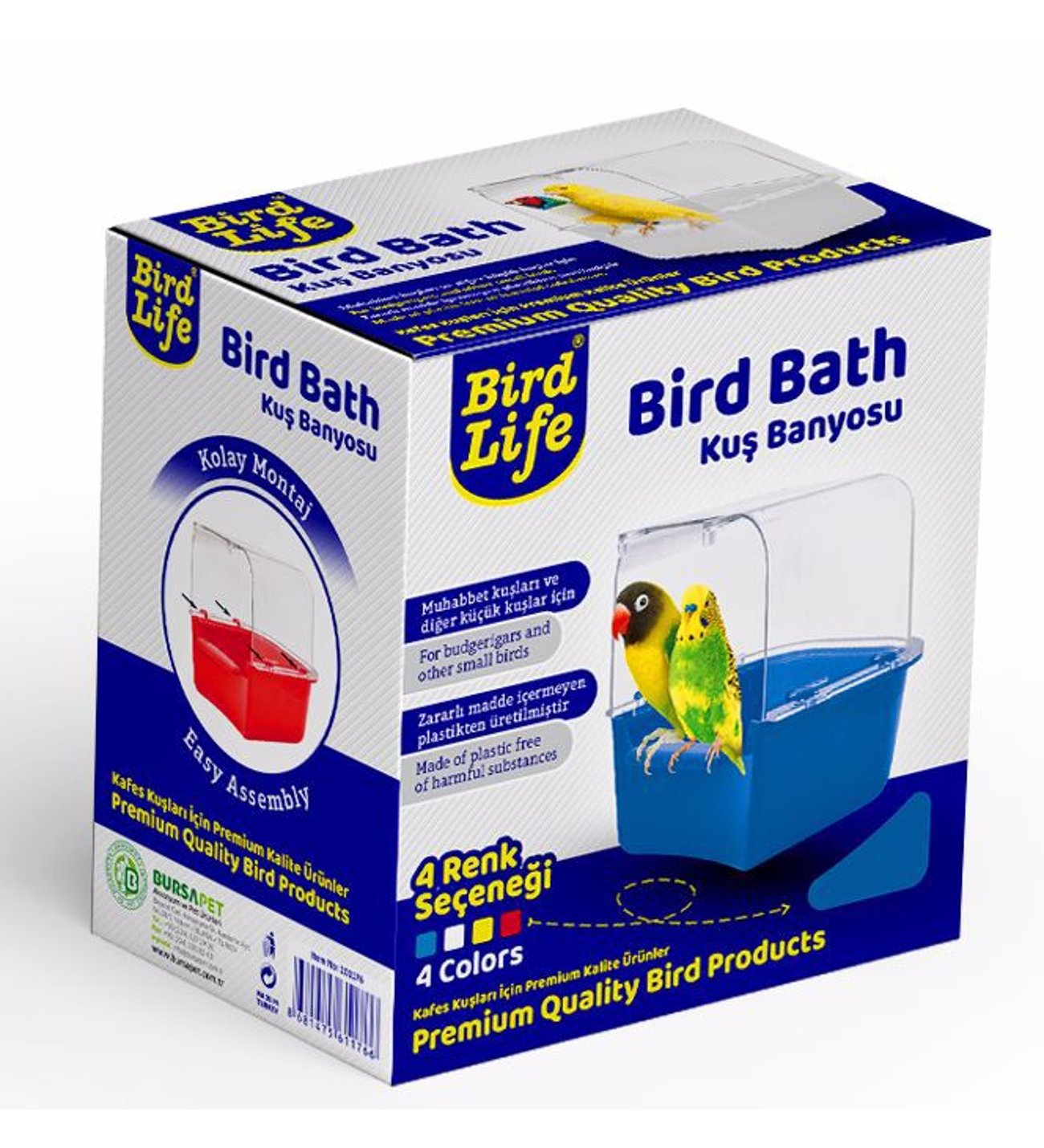 Kuş Banyoluğu Şeffaf